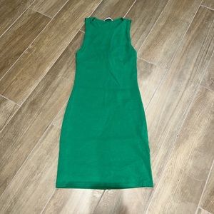Zara green mini dress